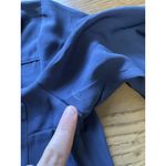 EXPRESS The Portofino Shirt Blue Button Front Size Small Lightweight Polyester Photo 7