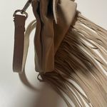 The Limited  Beige Fringe Shoulder Bag Photo 3