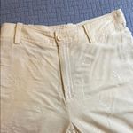 ZARA Cream Embroidered Trousers Photo 1