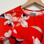 Athleta | NWT Waimea Red Floral Rush Guard Long Sleeve Twist Crop Swim Top, XXS Photo 4