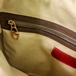 Valentino Garavani 1990s Brown Pleated Leather Shoulder Bag Tote Brass Hardware Photo 12