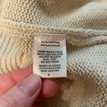 By Together Womens Small Sweater Cream Orange Smiley Knit Happy Oversized Cozy Photo 5