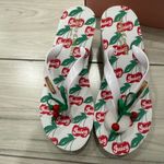 Juicy Couture NIB  cherry platform flip flops sandals size 8 Looks like vintage Photo 4