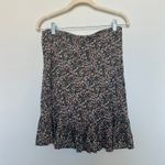 Rails NWT Lara Floral Ruffle Hem Mini Skirt Black Vintage Large Cottage Romantic Photo 9