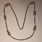 Elegant Vintage Gold Tone and Faux Pearl Classic Retro Necklace Photo 5