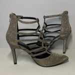 Fioni  Silver Strap Heels Photo 3