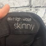 7 For All Mankind EUC High Waist Skinny Black Jean Size 25 Photo 9