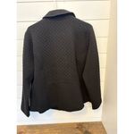 Isaac Mizrahi  Women's‎ 1X Black Quilted Moto Jacket with Zipper Pockets Photo 3