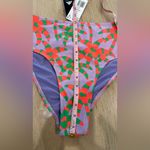 Farm Rio x Adidas Palm Tree High Waist Bikini Bottoms size medium NWT Photo 7