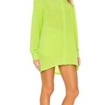 Lovers + Friends NWT Strand Shirt in Neon Lime Green Size XL Photo 2