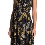 Nanette Lepore Pleated Dress Sleeveless Floral Midi Dress Size 6 NWT $148.00 Photo 0