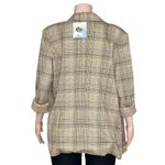 Majorelle  Rhea Double-Breasted Blazer, Tan Plaid, XL Photo 12