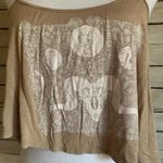 Young Romantics Tan Southwestern Crop Top Photo 4