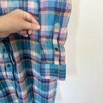 Jachs Girlfriend  Blue Plaid Shirt Dress/Tunic - Size: Medium Photo 7