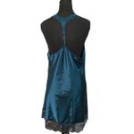 Avidlove  Teal Lace‎ Satin Slip Dress Nighty Lingerie Nightgown Large Sexy Club Photo 1