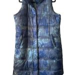 Zuda Long line camo puffer vest trendy sports mom L Green Size L Photo 0