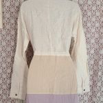 Mystree NWT  pastel purple punk grey cream colorblock fit and flair t-shirt dress 

size medium Photo 10