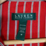 Ralph Lauren Lauren Red White Stripe Cotton Pajama Nightgown Shirt Dress Medium Photo 1