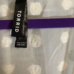 Torrid Cream Sheer Women's Poncho Photo 1