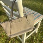 Coach Kelsey Satchel Pebble Leather Gray Photo 1