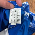 Trina Turk Basque Shirred Side Hipster Bottoms Blue Size 8 NWT Photo 4