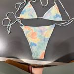 SheIn Pastel Tie-Dye String Bikini Photo 1