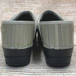 Sanita Gray Patent Leather Clogs Slip Resistant Nurse Shoes Size EU 37 US6.5 Gray Photo 3