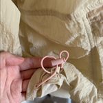 Fabletics Shimmer Hiking Jacket cream windbreaker with Pink Accents raincoat Photo 5