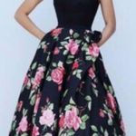 Sherri Hill  Beaded Halter Top Ballgown Size 10 Photo 0