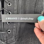 J Brand x Steph Shep Maria Coated Vendetta Lace-Up Jeans Black Size 32 NWT Photo 8