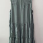 True Craft  Green Swing Dress Sleeveless size large Photo 4