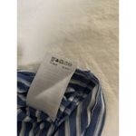 Columbia Womens Size L Top Activewear Blue White Striped V-neck Athletic Top Photo 7