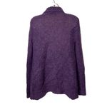 The Kooples  plum purple open mohair blend cardigan sz 1 Photo 2
