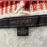 Maxsport Women's Long Cardigan Sweater Tribal or Aztec Pattern (681) Red Size M Photo 7