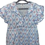 Red Dress Boutique BRUNCH & BEYOND COTTON LIGHT BLUE FLORAL MAXI DRESS Photo 2