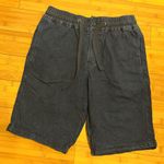 Levi's Levi Strauss Women’s Drawstring Elastic Waist Minimalist Bermuda Shorts|Size:S Photo 2