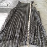 gingham high neck tank top‎ Black Photo 2