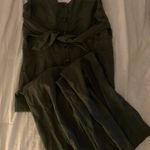 Wild Fable Army Green Jumpsuit Photo 0