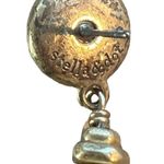 Stella & Dot  Pierced Tassel Earrings Gold Tone Black Seed Bead 3.75" long Photo 3