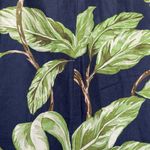 Ann Taylor Skirt Size 0 Button down Tropical Vacation Linen Blend Lined Coastal Photo 5