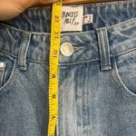Princess Polly Patchwork Jeans Women Light Denim High Rise Straight Leg Size 2 Photo 6