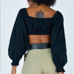 Princess Polly  take it to heart top in black Photo 8