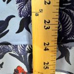 Kobi Halperin Blue Red Floral Print Blouse Womens S Boho Flowy Shirt Sheer Photo 3