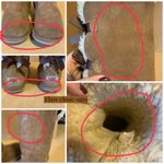 UGG  TAN & BROWN SUEDE & SHEARLING TALL "BAILEY BOW" PULL ON BOOTS (6) Photo 9