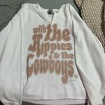 With the hippies and the cowboys White Size XS Photo 0