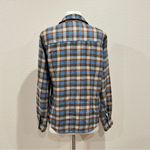 Woolrich  Bluebell Flannel Plaid Shirt Size Medium Photo 6