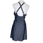 Blooming Jelly Womens Mykonos One Piece Skirt Swimsuit Size 3X Black V Neck Photo 1