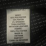 Elle  black polka dot skirt size xl Photo 4