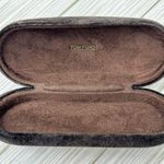 Tom Ford  chocolate brown velvet sunglass eyeglass clamshell hard case Photo 1
