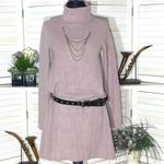 Lulus  soft turtleneck sweater dress very warm light purple pink long sleeves S Photo 1